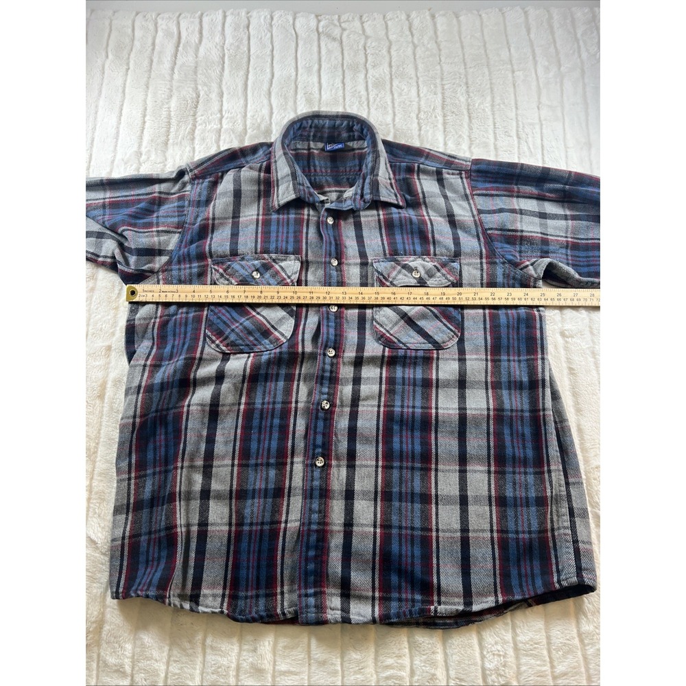 Vintage‎ Mighty Mac Board Shirt Mens XL Heavyweight Flannel Made in USA 80s - Picture 5 of 6